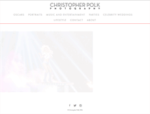 Tablet Screenshot of christopherpolk.com